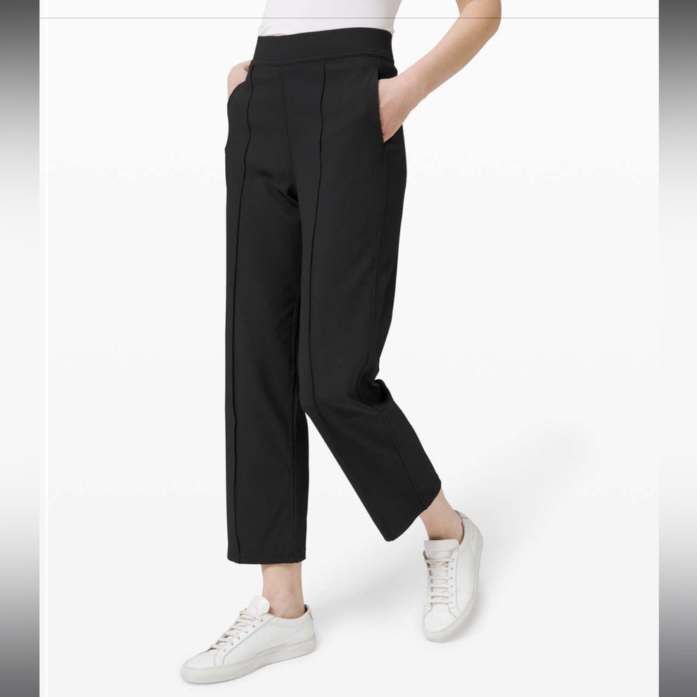 LULULEMON URBAN STRIDES SUPER HIGH-RISE PANT 25" BLACK